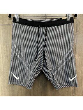 Nike AeroSwift Men's Dri-FIT ADV Running 1/2 Tights White Large FN3369-013